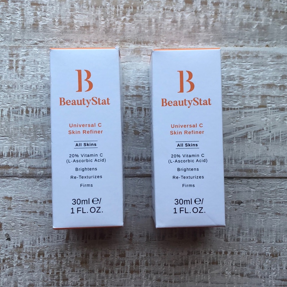 2x BeautyStat Universal C Skin Refiner • NIB!